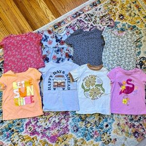 Toddler Girl 2T T-Shirt Bundle